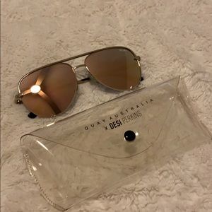 Quay x Desi High Key Mini Rose Gold